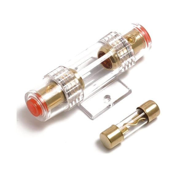OATIPHO Multi Color Fuse Holder for Car Use with Crystal Clear Heat Resistant Housing and 100 Amp Anl Fuse