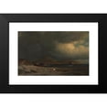 thumbnail image 2 of William Bradford 14x10 Black Modern Framed Museum Art Print Titled - Labrador Coast (C. 1860), 2 of 5