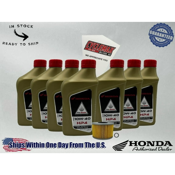 Cyclemax Semi-Synthetic HP4 Oil Change Kit fits 2019-2024 Honda Talon 1000R