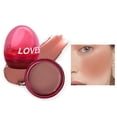 thumbnail image 2 of Soft Cute Sweetheart Fog Color Monochrome Powder Blusher Rouge Egg Powder Blusher With Beauty Makeup Monochrome Durable Rouge Makeup Pan, 2 of 6