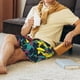 thumbnail image 5 of Fotbe Colorful Sharks Pantalones Cortos de Pijama para Hombre, Ropa de Dormir, Pantalones de Pijama Cortos para Hombre-Medium, 5 of 6