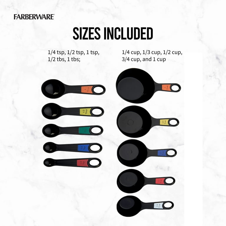 Farberware - Measuring Cup and Spoon 10-Piece Set