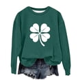 thumbnail image 4 of hotojiny St. Patrick's Day Shirt for Girls Cute Graphic T-Shirt Toddler Boys Long Sleeve Pullover Kids Tops St. Patrick's Day Gift 1-13 T, 4 of 5