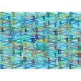 thumbnail image 1 of Ahgly Company Machine Washable Indoor Rectangle Transitional Deep-Sea Green Area Rugs, 6' x 9', 1 of 7