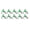 Green, variant on Rupoun Winter Ice Fishing Treble Hooks Set 10 Pcs, High Carbon Steel Micro Anchor Lure Hooks for Freshwater Saltwater, Corrosion Resistant Color Drill Hook, Size 8# Green