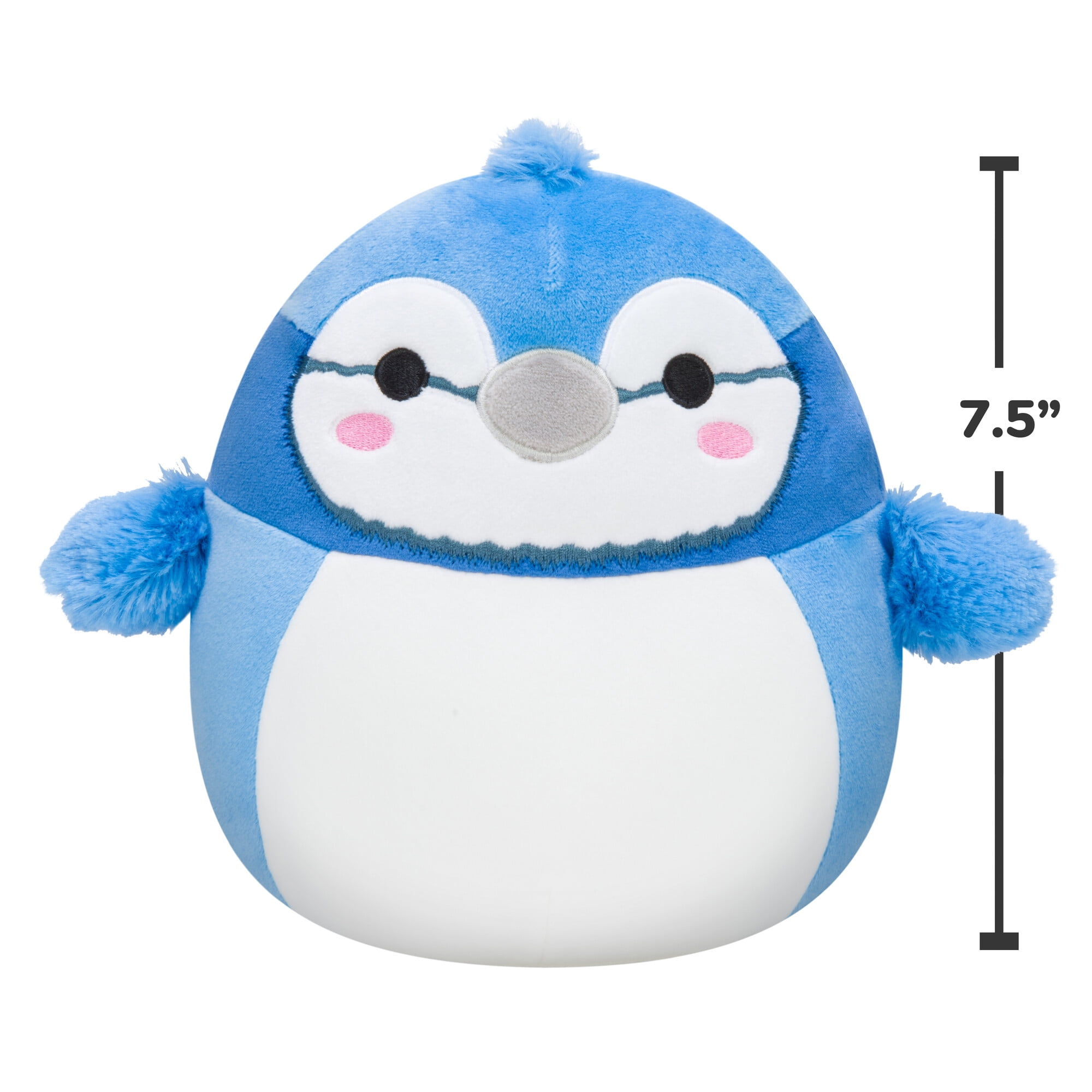 Squishmallows Original 7.5 inch Babs the Blue Jay - Child's Ultra Soft Stuffed Plush Toy