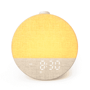 Dreamegg White Noise Sound Machine, Sunrise Alarm Clock with 29 Soothing Sounds ,Natural Wake-Up Sound Machine for Adults Kids, White