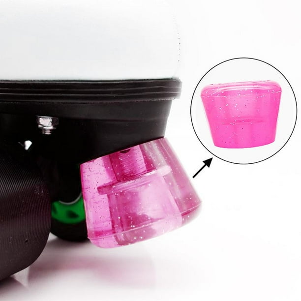 Tope para Patines de ruedas Cola Patines Pastilla de freno Rosado