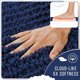 thumbnail image 3 of Alfombra de baño Yimobra, grande, antideslizante, lavable, 90 x 60 cm, color azul marino, 3 of 7