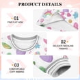 thumbnail image 4 of Girls' long-sleeved dress Cute Cartoon Elements Girls' A-line dress with ribbed cuffs Soft and comfortable, 4 of 6