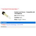 thumbnail image 2 of Coolant Level Sensor - Compatible with 1995 BMW M3, 2 of 2