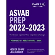 Kaplan Test Prep: ASVAB Prep 20222023 : 4 Practice Tests + Proven Strategies + Online (Paperback)