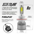 thumbnail image 2 of For Ford Expedition 2007-2014 LED Headlight Hi/Lo + Fog Light 4 Bulbs Combo kit, 2 of 13