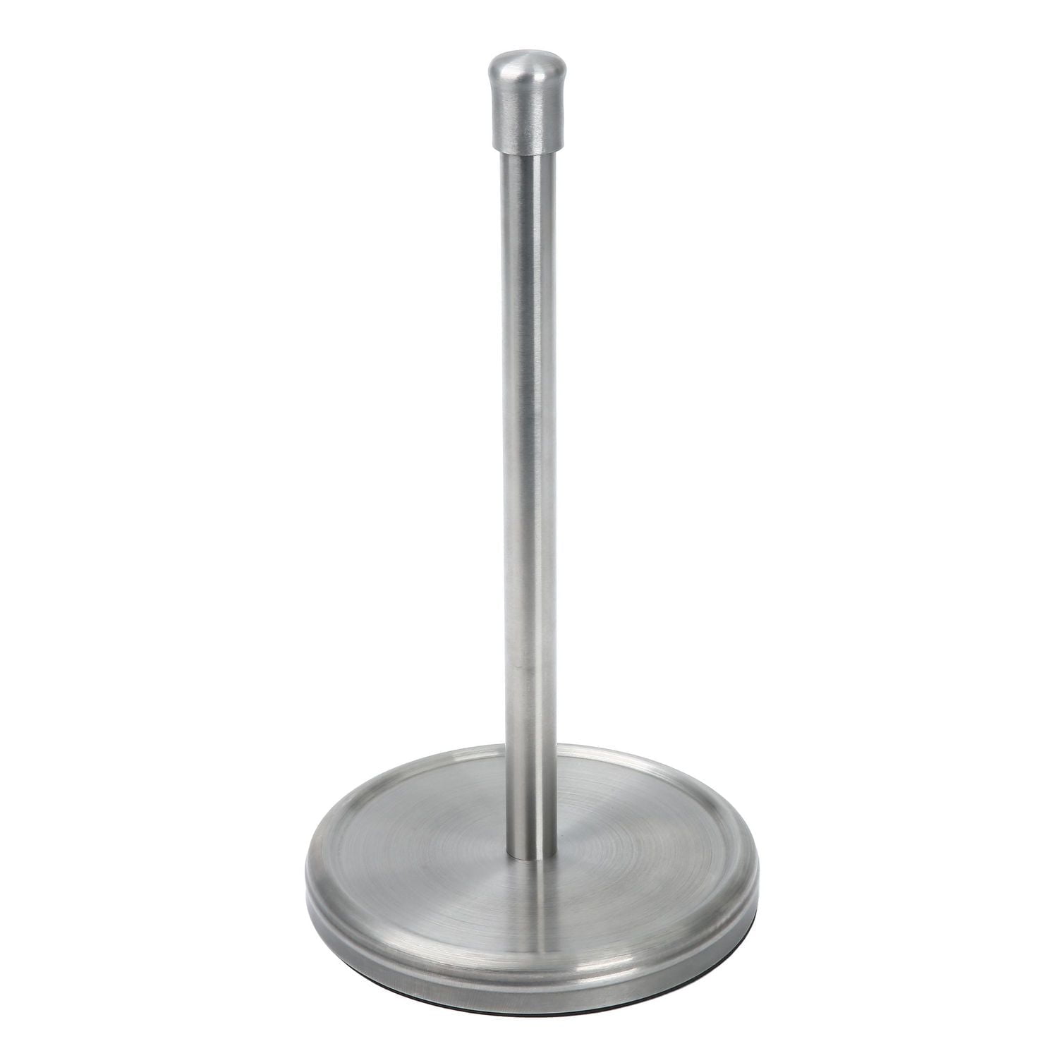 Porte-serviettes en papier universel Mainstays 14,4" en acier inoxydable argenté