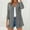 Gray, variant on Womens Casual Long Sleeve Outwear Jacket,Womens Jackets Dressy Casual Solid Color Long Sleeve V Neck Shirt Jacket Cardigan With Pockets Casual Outerwear Top,Size M