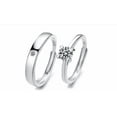 thumbnail image 1 of 2 Anillos Duo Promesa  Modelo Plata, 1 of 4