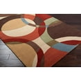 thumbnail image 3 of Mark&Day Wool Rugs, 4x4 Besancon Modern Tan Square Area Rug, Brown Red Carpet for Living Room, Bedroom or Kitchen (4' Square), 3 of 3