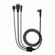 thumbnail image 1 of 3-in-1 Cable Compatible with Graphics Drawing Monitor, Fits KAMVAS Pro 16, Pro 13, GT-133 Models, 1 of 5