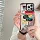 thumbnail image 4 of Rojo Blanco Venta Etiquetas Casetify Espejo Trasero Suave Parachoques Funda De Teléfono A Prueba De Golpes Para IPhone 11 12 13 Pro Max 14 Plus Cubierta, 4 of 4
