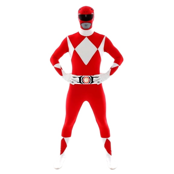Morphsuits Red Power Rangers Morphsuit Halloween Costume For Men Red XX-Large