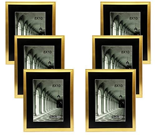 STUDIO 500 6-PACK~11x17-inch Black Wide Picture Frames 