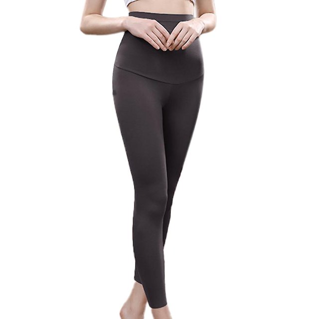 Pantalones de yoga para mujeres embarazadas YONGSHENG con cintura alta y Soporte para El vientre