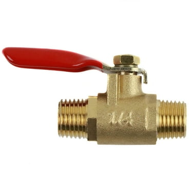 1/4 Brass Ball Valve Shut off Switch Male and Female NPT