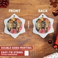thumbnail image 3 of 3dRose, Cute Kittens, 3 inch Snowflake Porcelain Ornament, 3 of 7