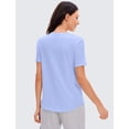 thumbnail image 2 of Remera CRZ YOGA de Algodón Pima Suave y Elástica Color Azul Periwinkle Talle L, 2 of 4