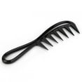 thumbnail image 1 of FAGINEY Professional Curly Hair Comb Wide Teeth Comb Barber For Home, 1 of 8
