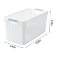 thumbnail image 3 of BCZHQQ Dirty Clothes Basket,Miscellaneous Items Storage Basket,Plastic Laundry Baskets with Handles,Plastic Hamper for Clothes, 3 of 7