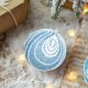 thumbnail image 5 of Fiudx Bolas Navideñas, Diseño Festivo En Dorado, Rojo, Azul y Blanco, Exquisito Detalle de Cuentas y Lentejuelas, Decoración Navideña de Invierno, Perfectas para Árbol de Navidad y Fiestas, Tamaño de, 5 of 6