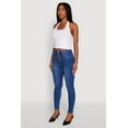 thumbnail image 3 of Womens WAX Button Fly Skinny Jeans, 3 of 5