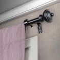 thumbnail image 3 of Central Design 5709-842 0.625 in. Aria Curtain Rod with 84 to 120 in. Extension, Black, 3 of 3