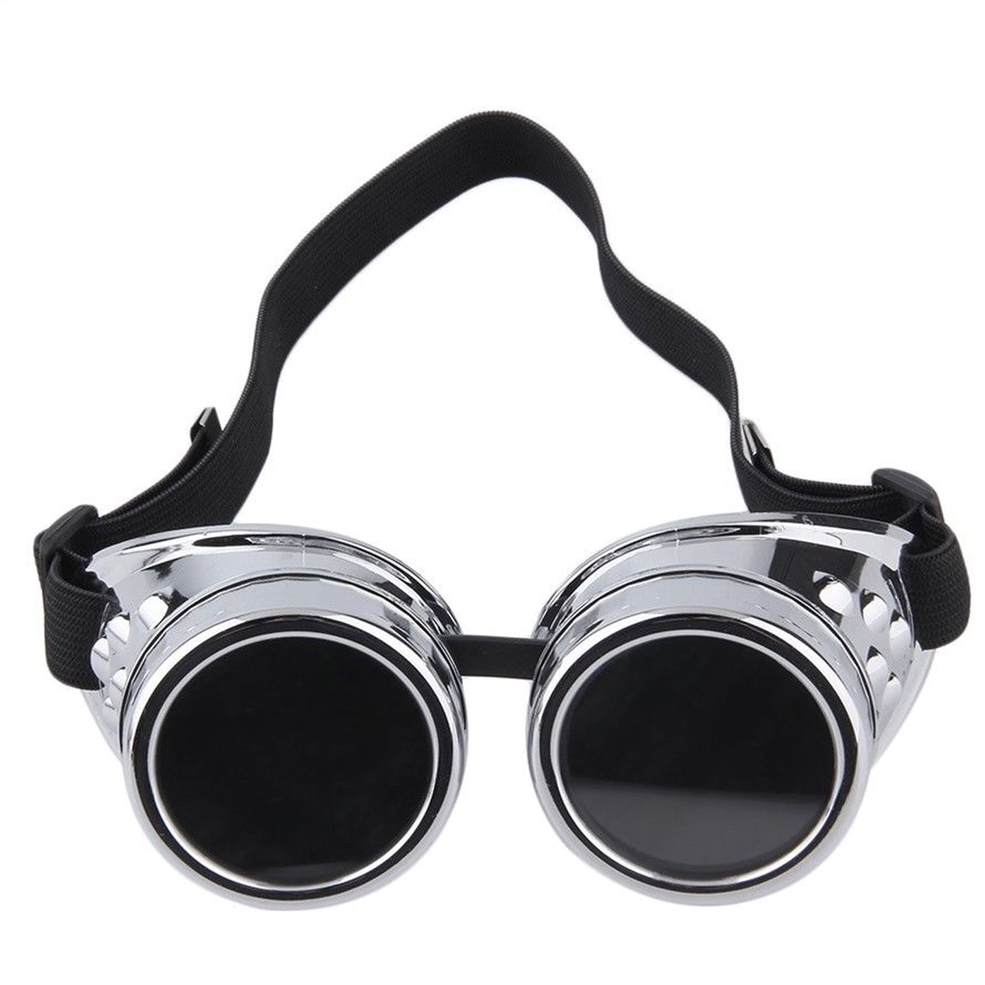C.F.GOGGLE Steampunk Goggles Round Gothic Retro Sunglasses Victorian