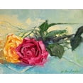 thumbnail image 2 of Wallich, Richard 18x15 Black Ornate Wood Framed with Double Matting Museum Art Print Titled - Roses 1, 2 of 4