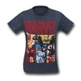 thumbnail image 3 of Marvel Hood Knights Heather Comic Graphic T-Shirt | XL, 3 of 5