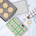 thumbnail image 5 of Yayeee Pot Holders Kitchen Heat Resistant with Pockets 7"x9.8" Cotton Oven Cooking Hot Pads, Green Blossom Mosaic, 5 of 7