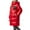 Red, variant on Ruyang Boys Girls Padded Puffer Parka Coat Teens Winter Warm Down Coats Lightweight School Quilted Zip Up Hooded Jackets