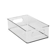 GLASS Kitchen Refrigerator Portable Storage Durable Box Bathroom Skin Care Products 261*153*97mm