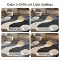 thumbnail image 7 of ODIKA 5'x7' Washable Area Rug Non-Slip, Chair-Friendly Large Abstract Grid Panel Contemporary Blackrug Pile Grey for Dining Room, Under Table, Home Office, 7 of 7