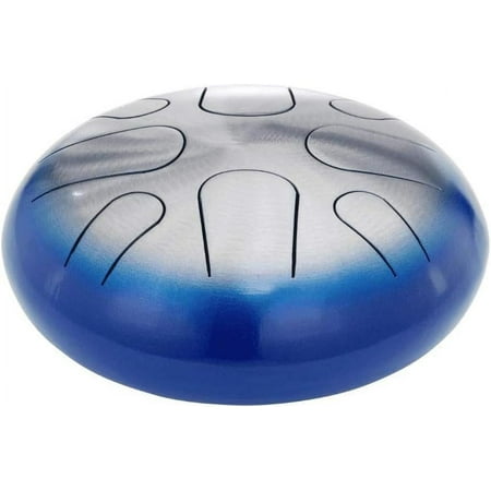 Pearl 8 Note Tongue Drum - G Major - Blue Burst