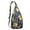 Grey-2, variant on Gothic Unisex Sling Bag - Mystical Solar & Lunar Elements, Lightweight Tear-resistant Crossbody Bag, Adjustable Strap & Waterproof