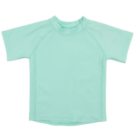 Leveret Short Sleeve Baby Boys Girls Rash Guard Sun Protected UPF + 50 Kids & Toddler Swim Shirt (Size 12 Months-5 Toddler)