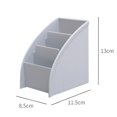 thumbnail image 1 of Soporte De Almacenamiento De Control Remoto Caja de almacenamiento de cosméticos de 3 rejillas, plástico de elevación inferior para muebles de uso doméstico Hugtrwg Libre de BPA, 1 of 7