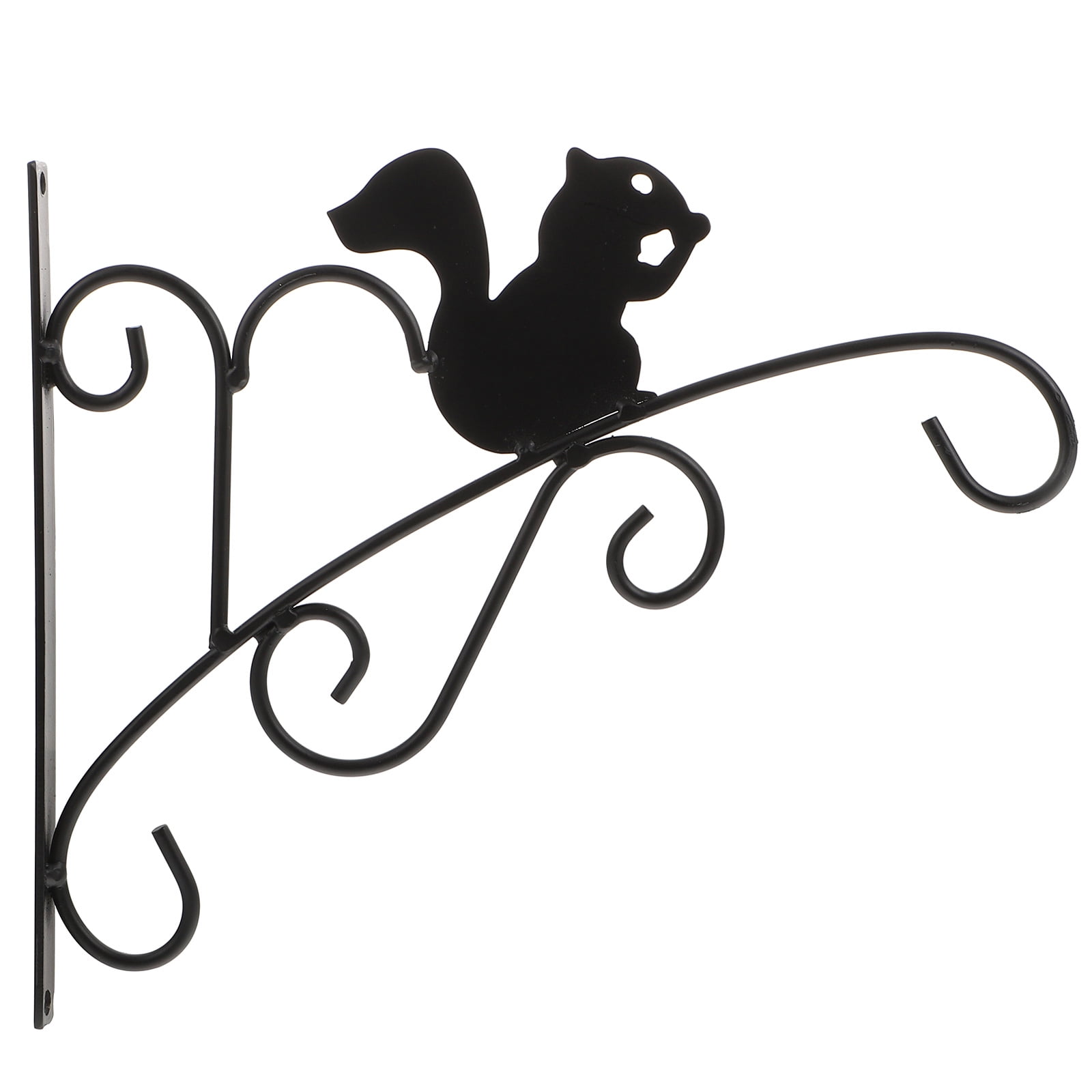 Homemaxs 1 Set Wall Hanging Flowerpot Rack Iron Flowerpot Stand Wall