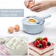 thumbnail image 5 of Multi-Function Vegetable Cutter with 6 Stainless Steel Blades for Shredding Slicing Grating Potatoes Carrots Kitchen Food Prep Tool 1-Piece, 5 of 9