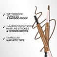 thumbnail image 5 of Double-Ended Eyebrow Pencil & Brush, Ultra-Fine Waterproof Tip, for Natural Hair-Like Strokes & Shaping, 5 of 6