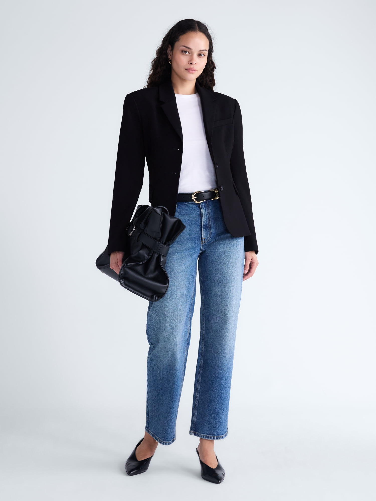 Scoop Women's and Women's Plus Notched Hourglass Blazer, Sizes XS-XXL