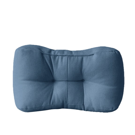 Lumbar Support Pillow for Office Chair | Office Chair Lumbar Support Cushion | Chair Pillow for Back Support, Contoured Back Support Pillow for Desk Chair, Navy Blue 1 Piece